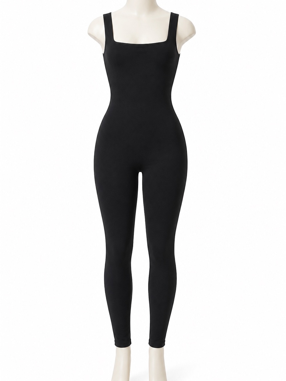 Zara Black Sculpting Sleeveless Jumpsuit Bodysuit Catsuit Size Medium